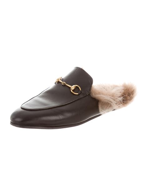 gucci princetown fur mules|gucci mules for sale.